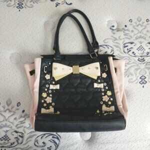 Betsey Johnson 3D Flowers Tote